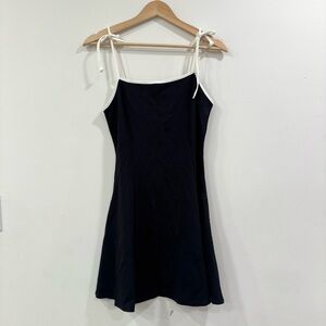 Lulus Black and white mini tennis style dress